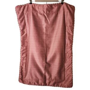 DIVATEX Rust White Polka Dot Rope Trim KING Pillow Shams - set of 2